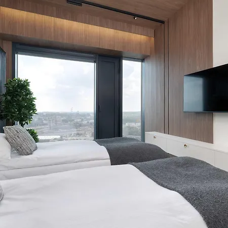 Luxury With Air Conditioning & Parking On The 25th Floor Centre By Renters Prestige Апартаменты Катовице