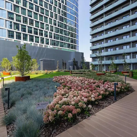 Luxury With Air Conditioning & Parking On The 25th Floor Centre By Renters Prestige Апартаменты Катовице